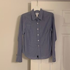 "Calvin Klein Jeans" Blue Blouse Long Sleeved 100% Cotton size M